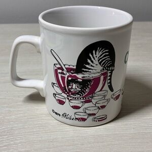 B Kliban Retro Cat Cheers Kiln Craft Coffee Mug Vintage Kitchen Home Collectible